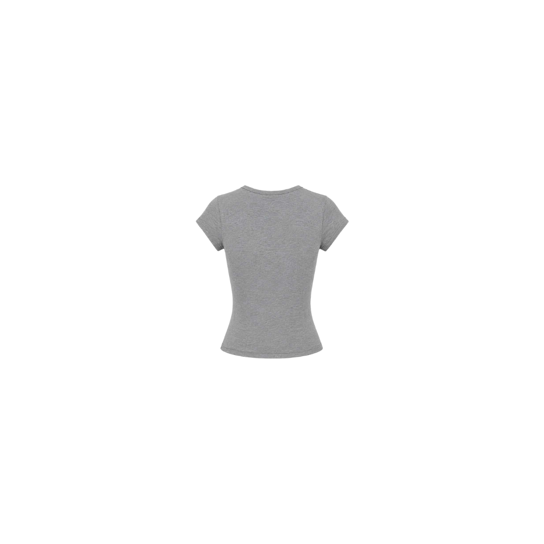 Cloudline Crop top - Acid Gray