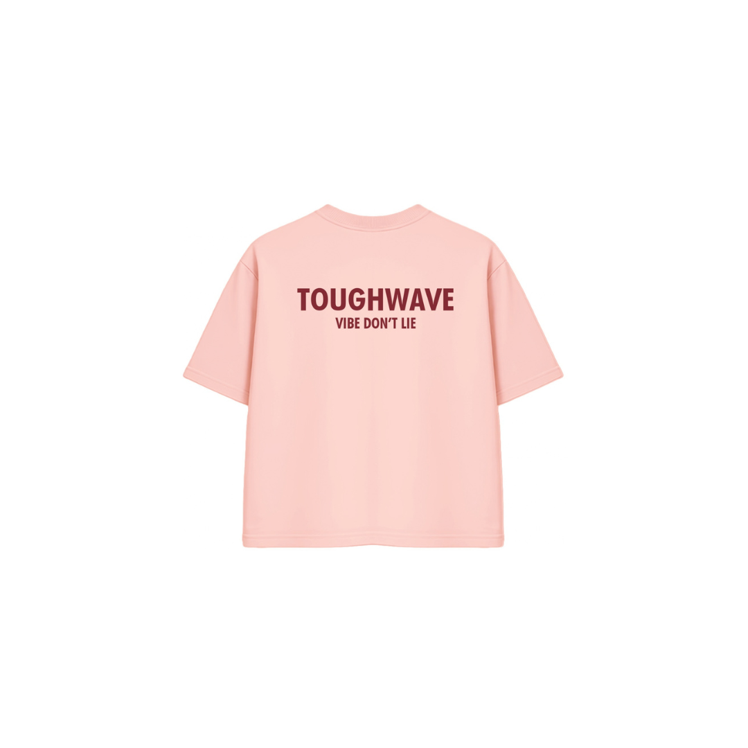 Peaches Tee- Pink
