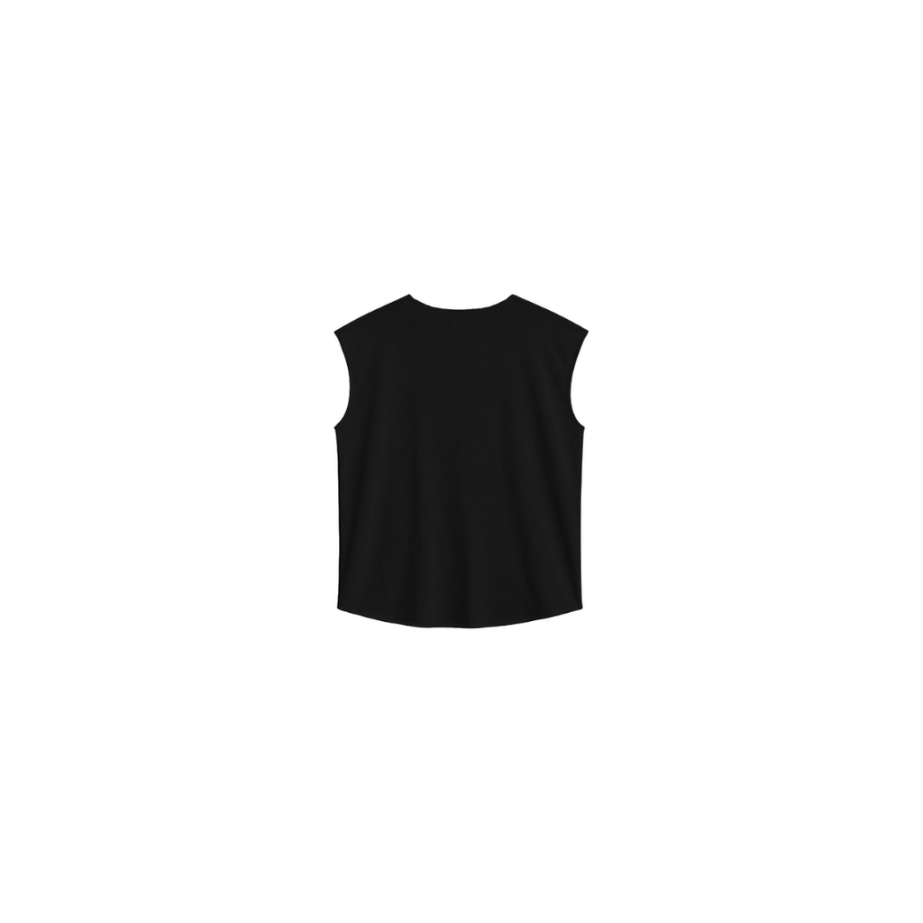 Day and Night Muscle Tee- Black
