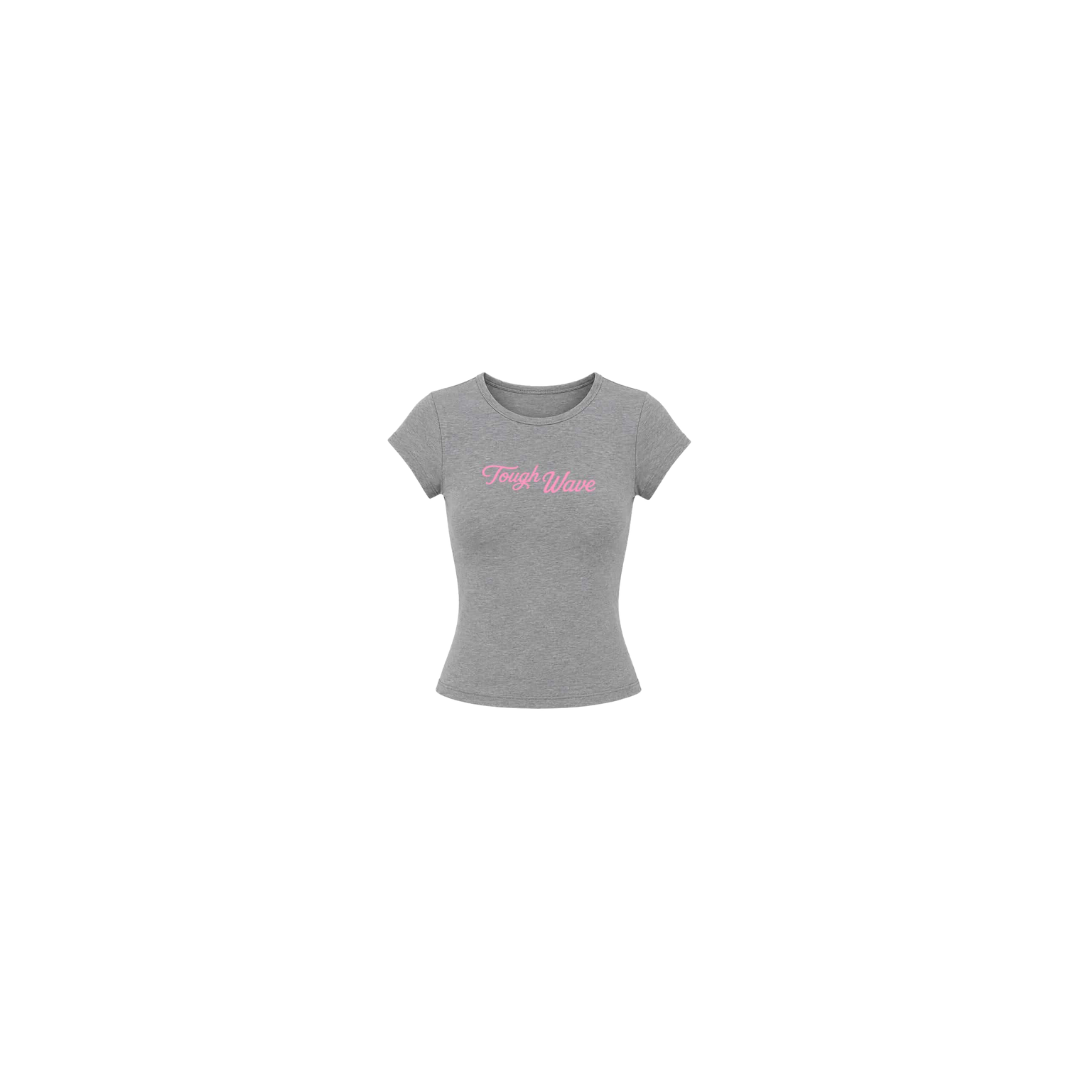 Cloudline Crop top - Acid Gray