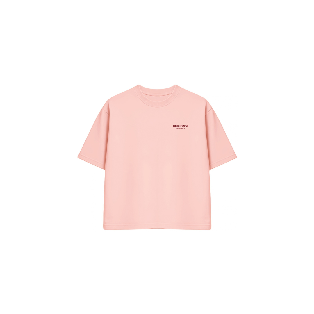 Peaches Tee- Pink